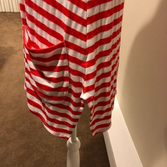 Ella Moss Red & White Striped Tank Top - Picture 4 of 6